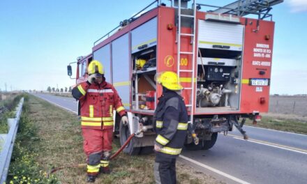 INCENDIO EN ZONA RURAL DE MONTES DE OCA