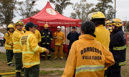 BOMBEROS VOLUNTARIOS PARTICIPARON DEL ENCUENTRO DE BRIGADAS REGIONALES EN LAS PAREJAS