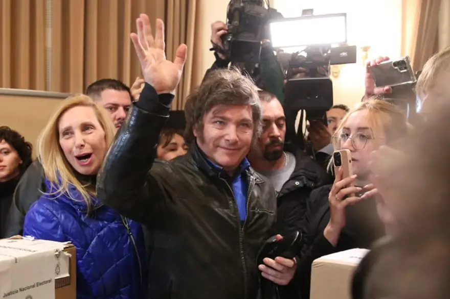 GRAN CAUDAL DE VOTOS OBTUVO JAVIER MILEI EN LAS PAREJAS