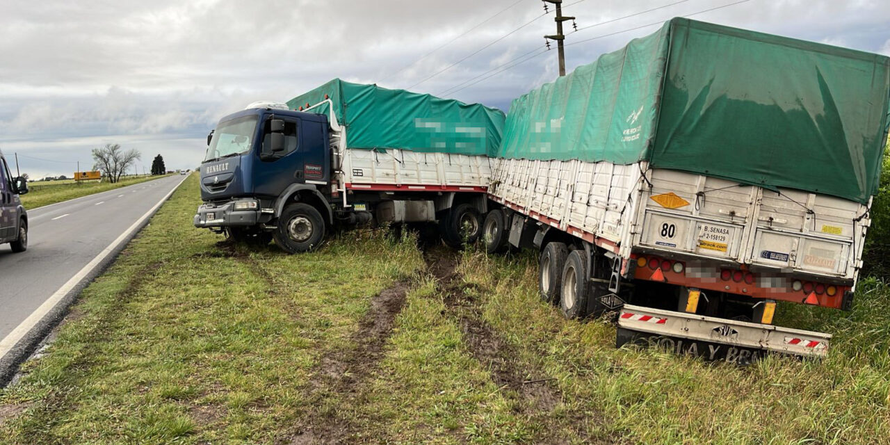 DESPISTÓ UN CAMIÓN EN LA RUTA 178