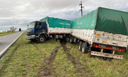 DESPISTÓ UN CAMIÓN EN LA RUTA 178