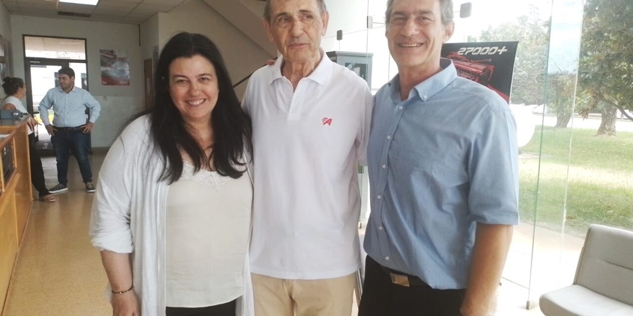 LA DIPUTADA CASTELLANI, JUNTO AL SENADOR VERDECCHIA VISITARON LA EMPRESA APACHE
