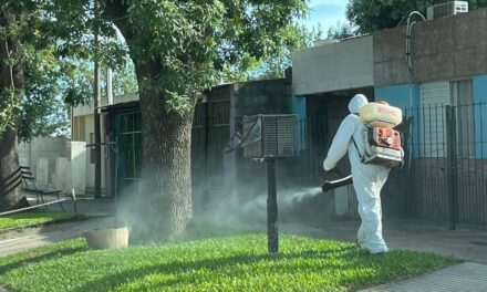 TAREAS DE BLOQUEO CON FUMIGACIÓN POR CASO DE DENGUE