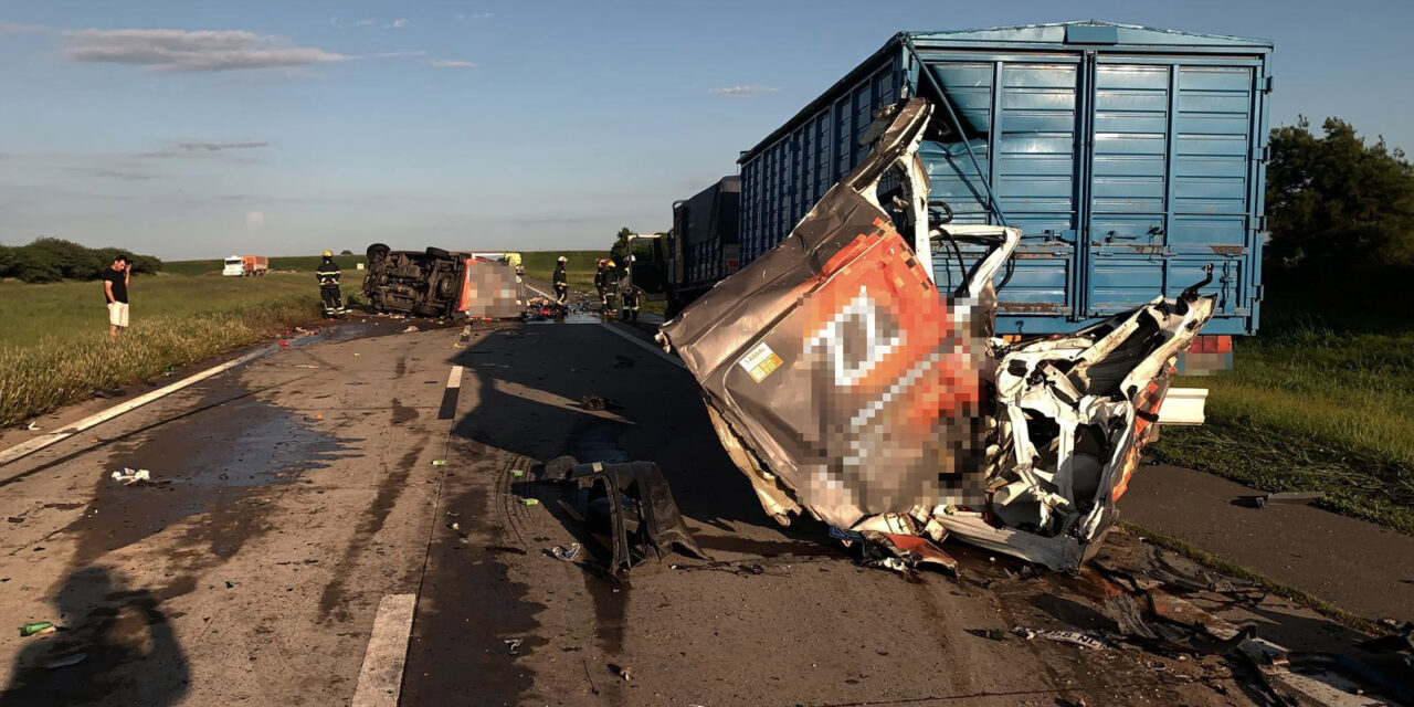 ACCIDENTE EN LA AUTOPISTA CON UN FALLECIDO