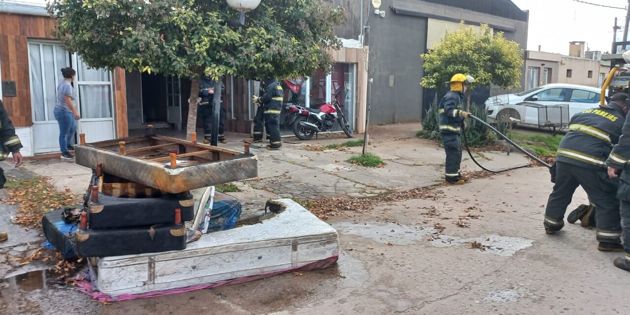 INCENDIO EN UNA VIVIENDA DE CALLE 28