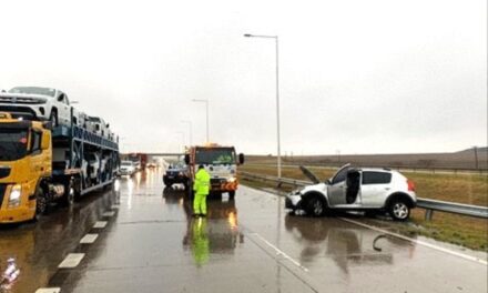 TRES ACCIDENTES EN LA AUTOPISTA