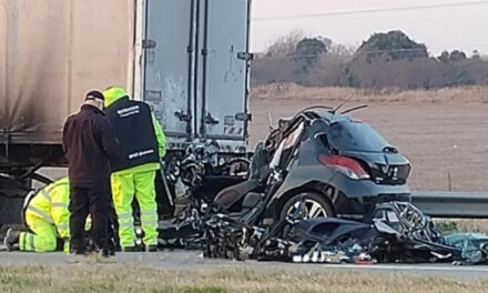 DOS PERSONAS FALLECIERON EN EL ACCIDENTE EN LA AUTOPISTA ENTRE CORREA Y CAÑADA DE GÓMEZ
