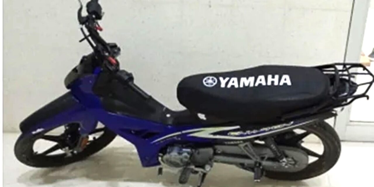 MOTO ROBADA EN LAS PAREJAS FUE ENCONTRADA EN CAÑADA DE GÓMEZ