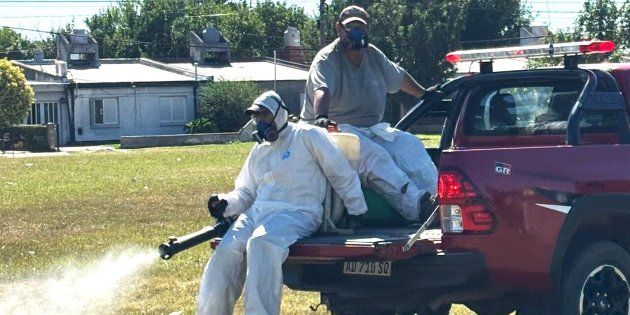 TRABAJOS DE FUMIGACIÓN POR CASOS DE DENGUE EN LAS PAREJAS