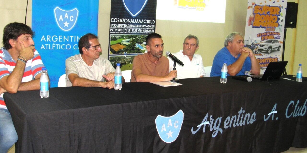 YA ESTÁ EN CIRCULACIÓN EL “SÚPER BONO DEPORTIVO 2025” QUE ORGANIZAN ARGENTINO Y ALMAFUERTE