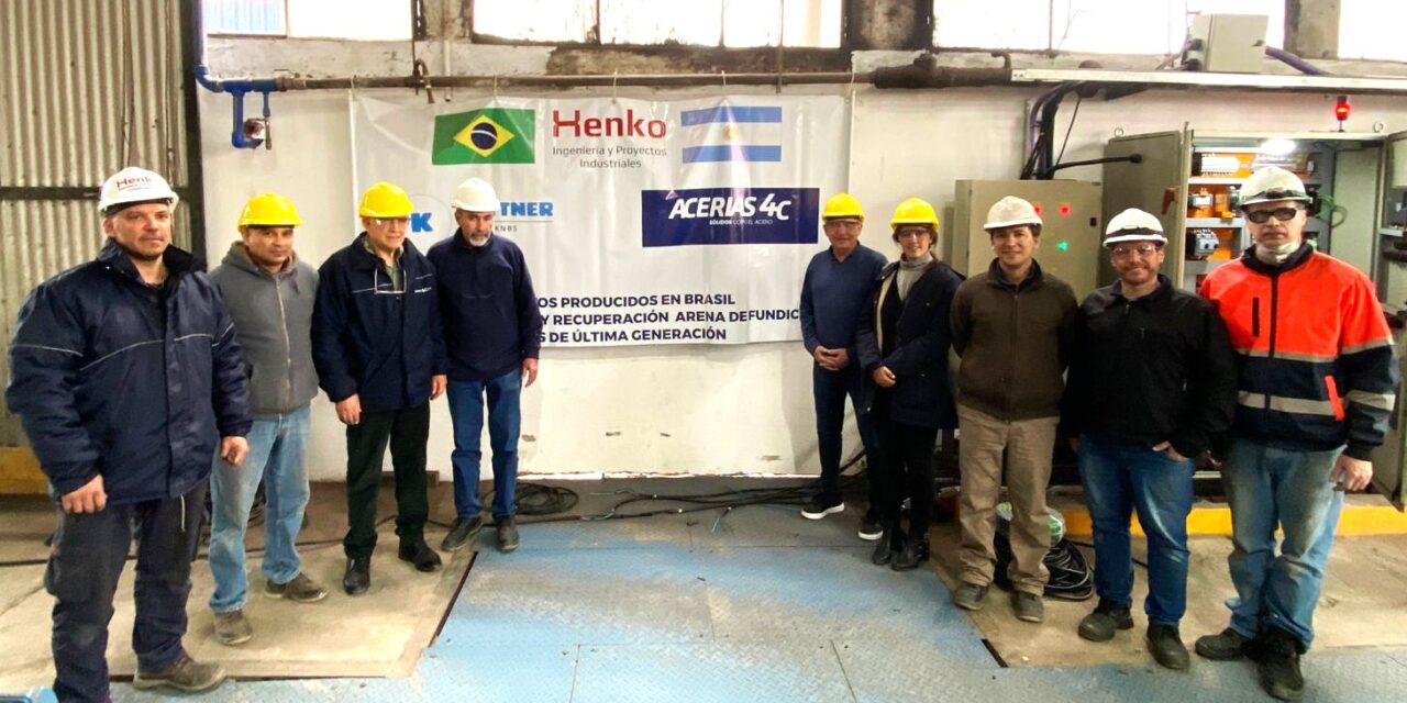 IMPORTANTE INVERSIÓN DE ACERÍAS 4 C EN LA INSTALACIÓN DE UN RECUPERADOR DE ARENA DE FUNDICIÓN