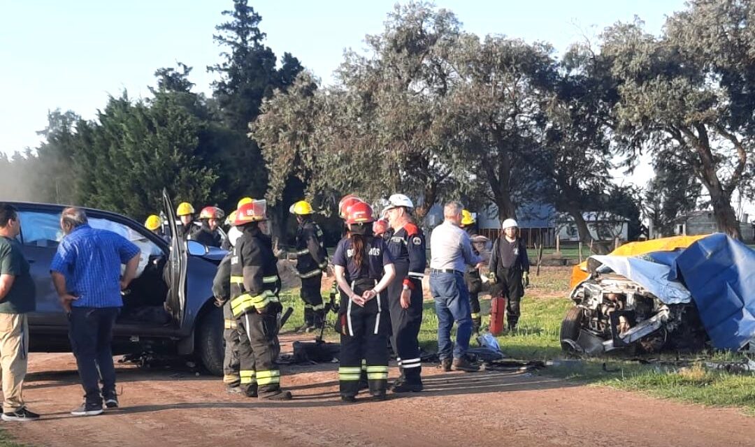 CHOQUE FATAL EN ZONA RURAL DE LAS ROSAS