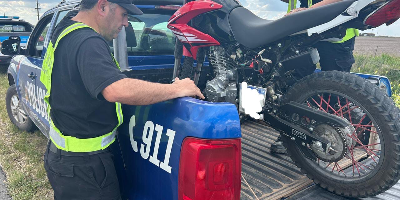 EN PICADAS ILEGALES EN RUTA 28 S SECUESTRARON TRES MOTOS