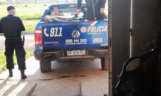 ALLANAMIENTO CON SECUESTRO DE UNA MOTO Y UNA DETENCIÓN