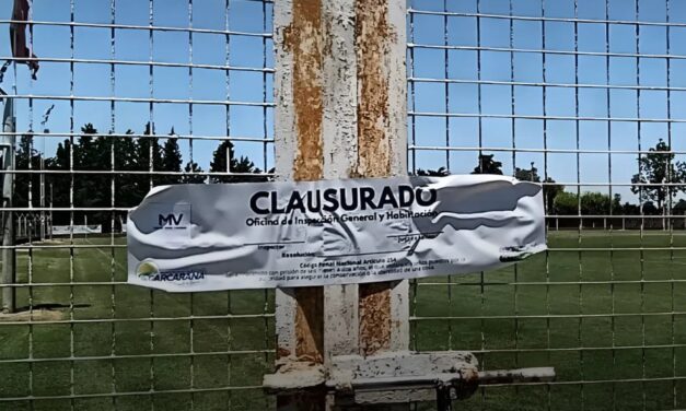 CLAUSURA DEL ESTADIO Y MULTA POR 18 MILLONES DE PESOS PARA CREMERÍA DE CARCARAÑÁ