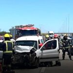 ACCIDENTE ESTE MEDIODÍA EN AUTOPISTA