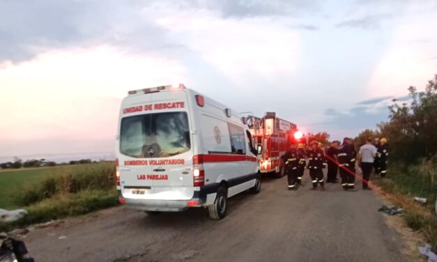 ACCIDENTE CON UNA MOTO EN 38 Y 17