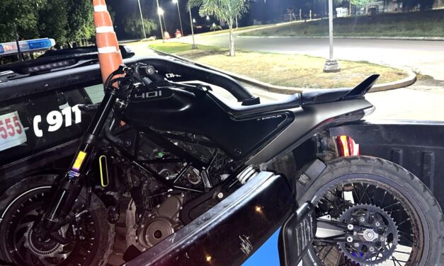 EL COMANDO RECUPERÓ OTRA MOTO DE ROSARIO