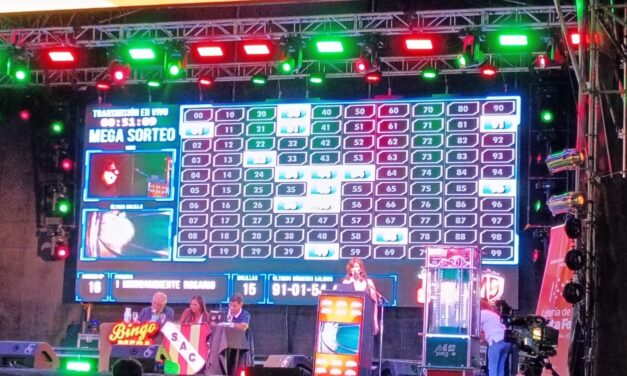 NOCHE DE AFORTUNADOS GANADORES EN EL BINGO MEGA SORTEO DE SPORTIVO