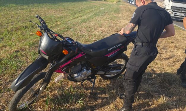 PERSECUCIÓN EN UN HECHO DE ENCUBRIMIENTO Y RESISTENCIA – HALLAZGO DE UNA MOTO SUSTRAÍDA EN OCTUBRE