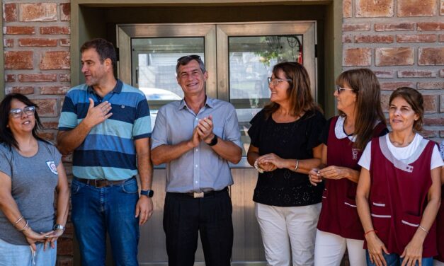 EL SENADOR VERDECCHIA HABILITÓ UNA NUEVA AULA EN LA ESCUELA 33 DE ARMSTRONG