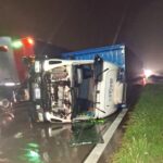 ACCIDENTES GENERADOS POR LA TORMENTA EN LA AUTOPISTA