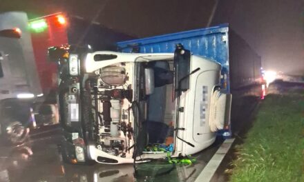 ACCIDENTES GENERADOS POR LA TORMENTA EN LA AUTOPISTA