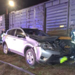 CHOQUE DE UN VEHÍCULO CON EL TREN