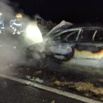 INCENDIO DE UN AUTOMÓVIL EN RUTA 178