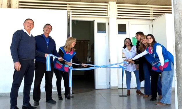 INAUGURARON Y ESTÁ EN FUNCIONAMIENTO EN LAS PAREJAS EL ANEXO DEL JARDÍN NUCLEADO EN LA ESCUELA 1404