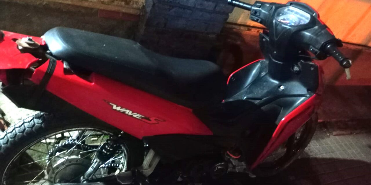 PERSECUCIÓN Y APREHENSIÓN DE UN MENOR CON SECUESTRO DE DOS MOTOS
