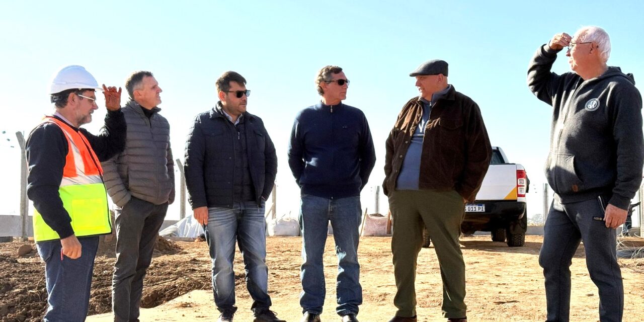 EL SENADOR VERDECCHIA Y EL PRESIDENTE DE ENERFE RECORRIERON LA OBRA DEL GASODUCTO RUTA 20