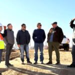 EL SENADOR VERDECCHIA Y EL PRESIDENTE DE ENERFE RECORRIERON LA OBRA DEL GASODUCTO RUTA 20