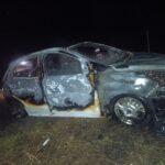 SE INCENDIÓ UN VEHÍCULO SOBRE RUTA 178