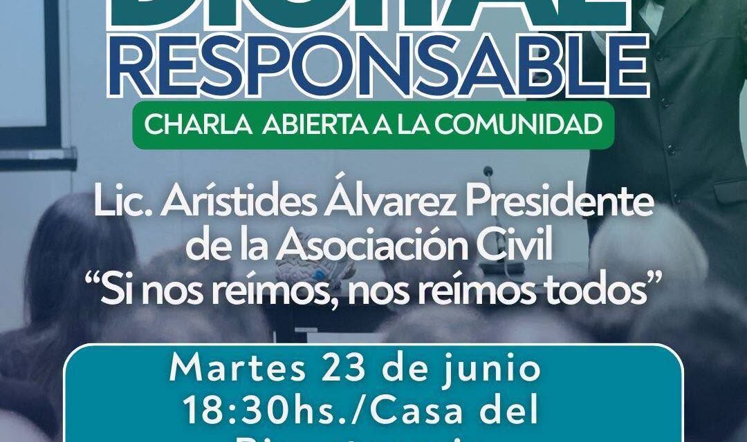 CHARLA SOBRE CIUDADANÍA DIGITAL RESPONSABLE EN CASA DEL BICENTENARIO