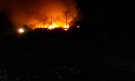 IMPRESIONANTE INCENDIO DEL BASURAL
