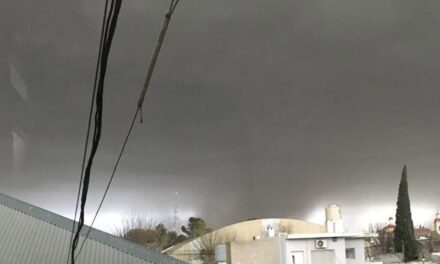 NUMEROSOS DAÑOS CON FUERTE PEDRADA PRODUJO LA TORMENTA EN LAS ROSAS