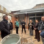 VERDECCHIA RECORRIÓ LOS AVANCES DE LA OBRA EN APID