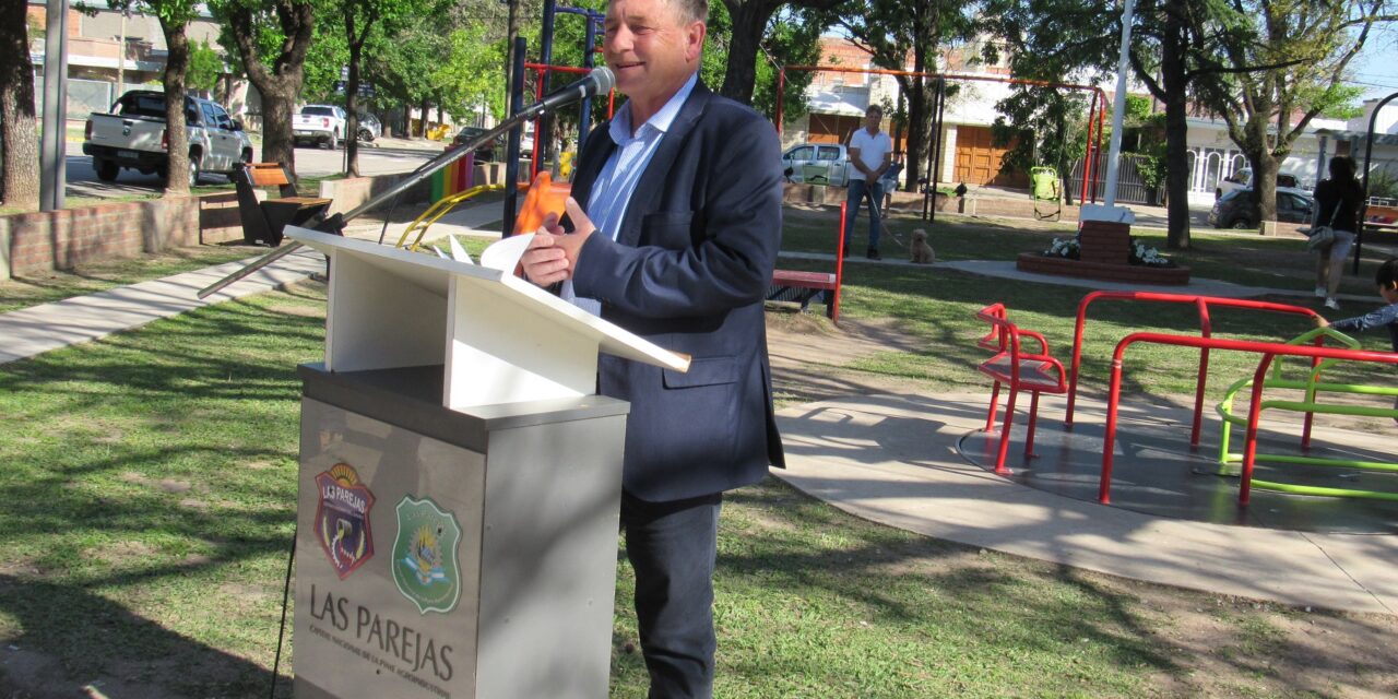 SE REABRIÓ CON JUEGOS TOTALMENTE RENOVADOS LA PLAZA “NIÑOS FELICES – OMAR PICHU MAIDANA”
