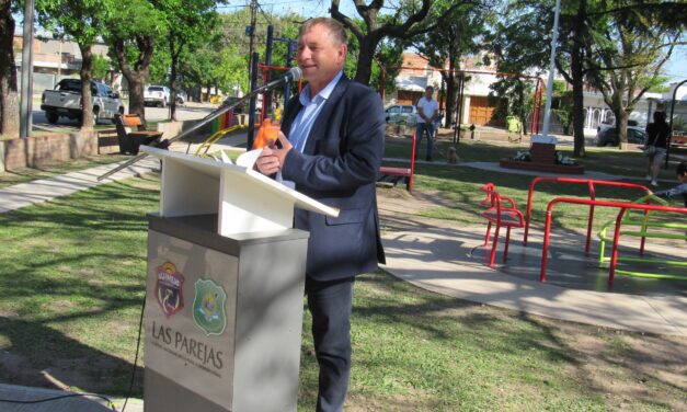 SE REABRIÓ CON JUEGOS TOTALMENTE RENOVADOS LA PLAZA “NIÑOS FELICES – OMAR PICHU MAIDANA”