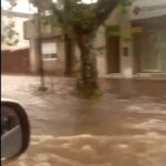 LA FUERTE TORMENTA ANEGÓ CALLES Y PRODUJO CORTES DE ENERGÍA